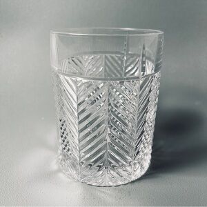 Ralph Lauren Herringbone Whiskey Glass